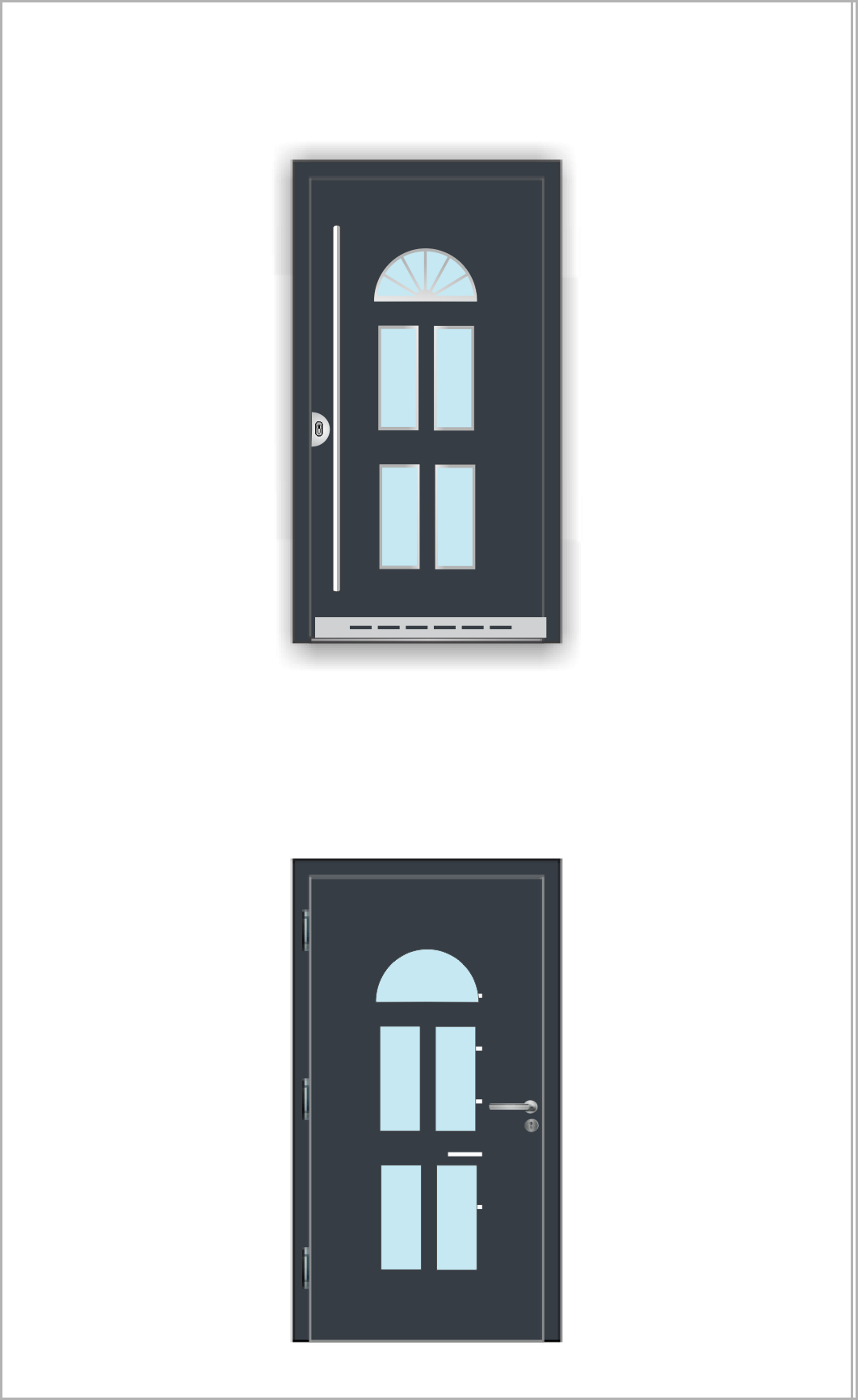 Haustür AB 55-100 B